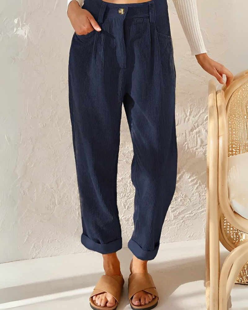 Jolene | Trendy Corduroy Pants