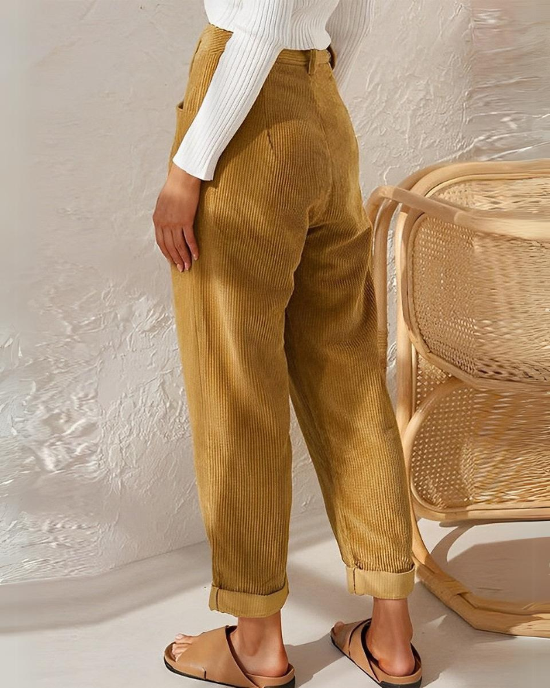 Jolene | Trendy Corduroy Pants