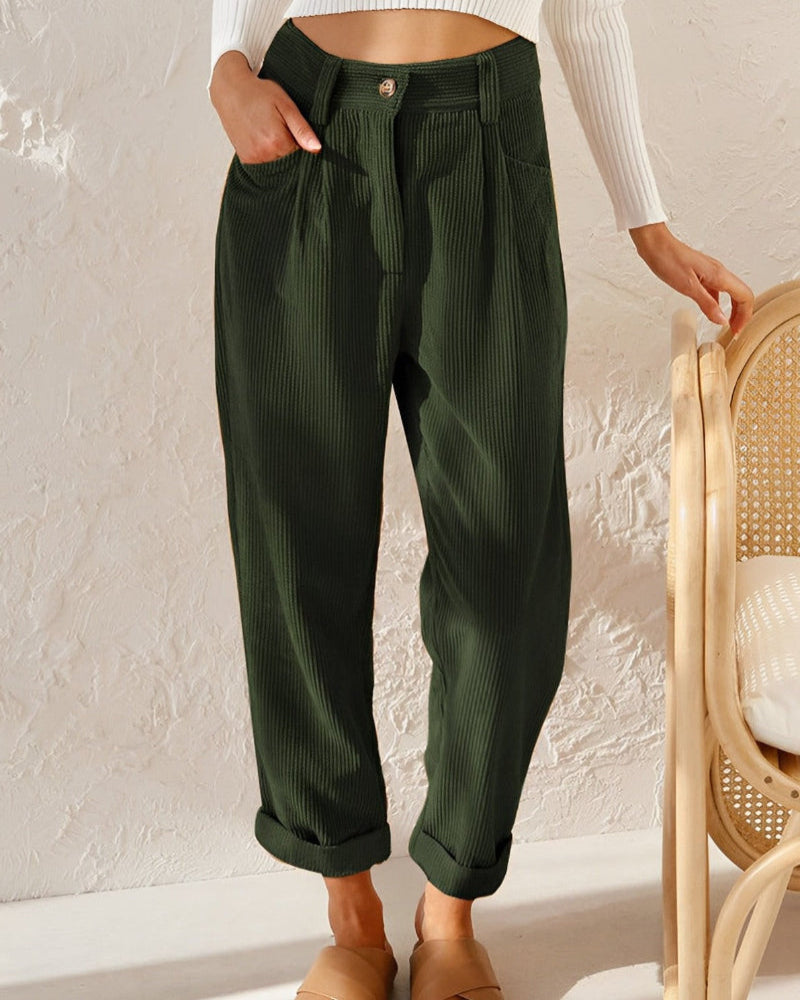 Jolene | Trendy Corduroy Pants