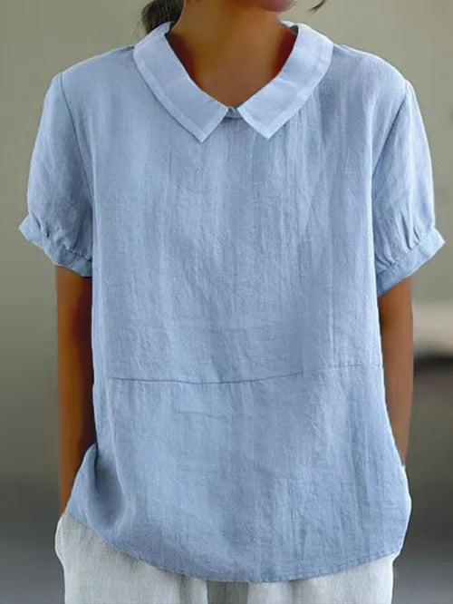 Maya | Relaxed Fit Collared Blouse