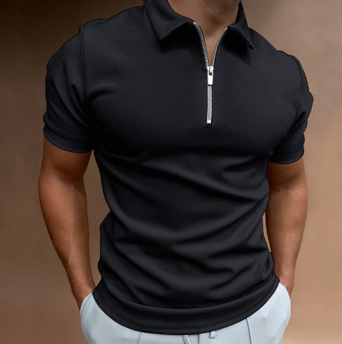 Kieran | Zip-Up Polo Shirt