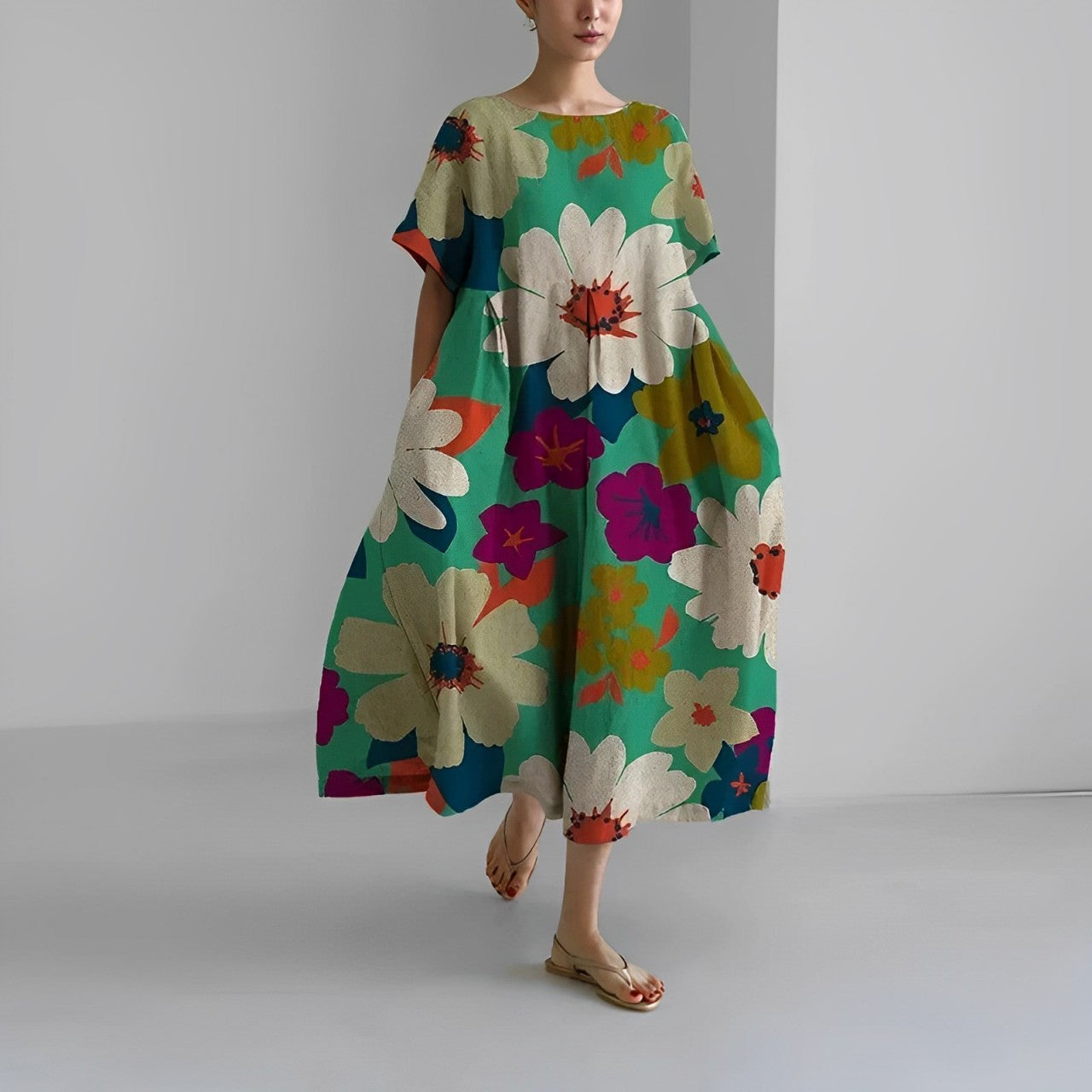Sophie | Elegant Printed Dress