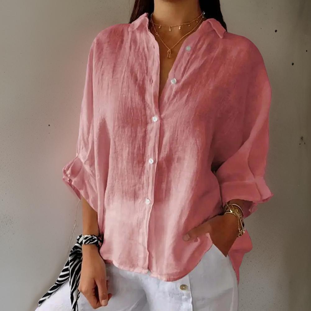 Aislinn | Elegant Linen Blouse