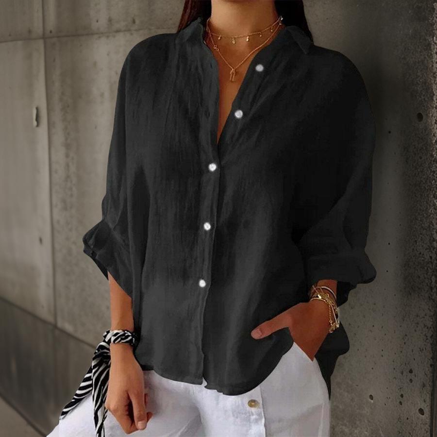 Aislinn | Elegant Linen Blouse