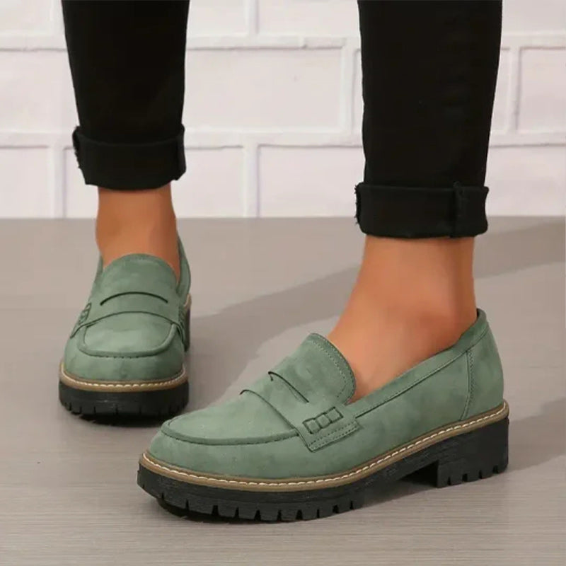 Celia | Stylish Suede Loafers