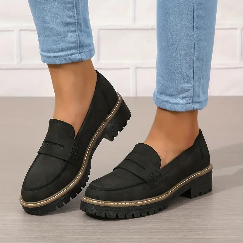 Celia | Stylish Suede Loafers