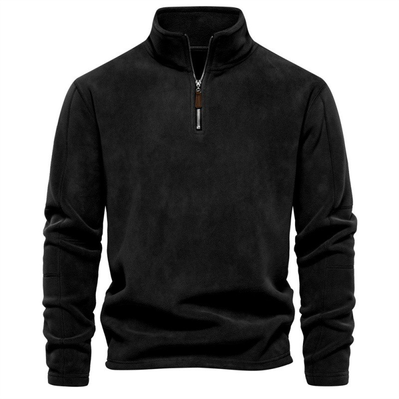 Lorcan | Fleece Pullover with Quarter Zipper