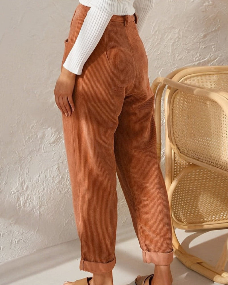 Jolene | Trendy Corduroy Pants