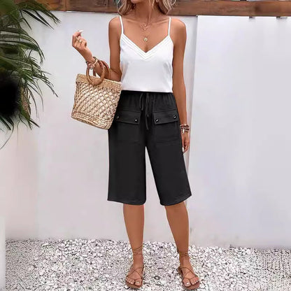 Laurel | Cotton and Linen Casual Trousers