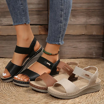 Carina | Summer Wedge Sandals