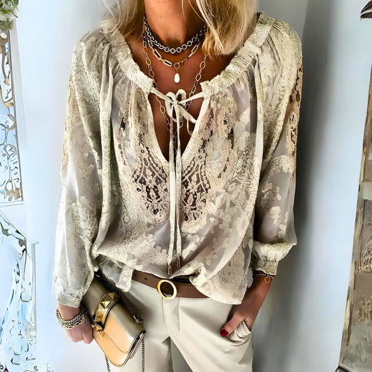 Orla | Crocheted Boho Blouse