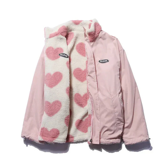 Briana | Reversible Heart Coat