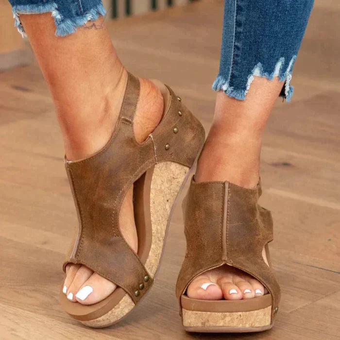 Estelle | Stylish and Comfortable Wedge Heel Sandals