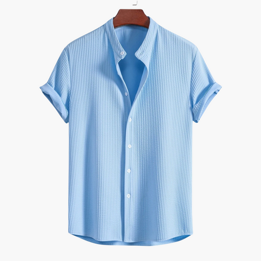 Cyrus | Men's Shirt with Stand-Up Collar