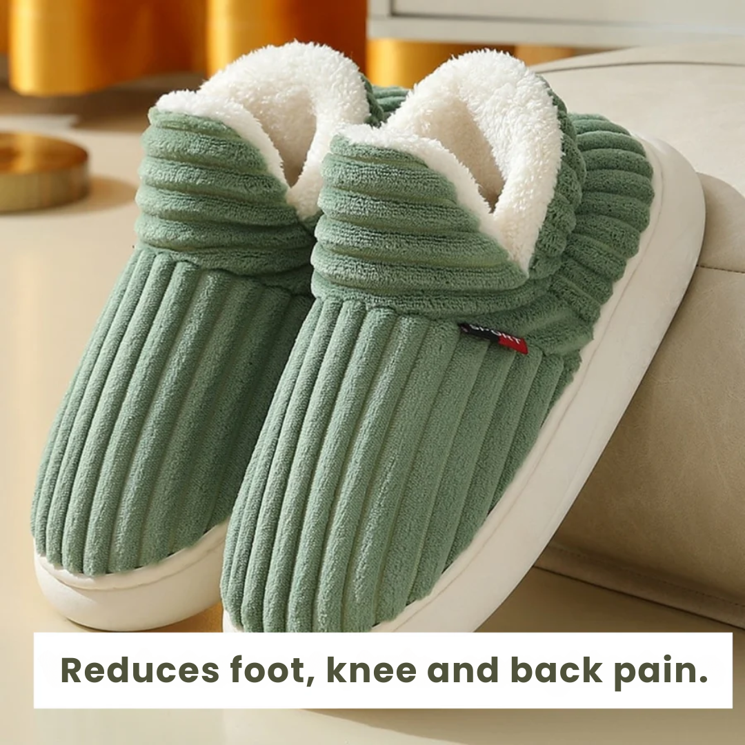 Aurelia | Therapeutic Fluffy Fleece Winter Slippers