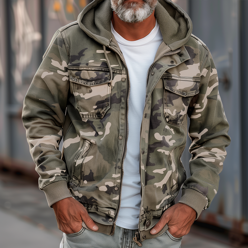 Sean | Camouflage Cargo Jacket
