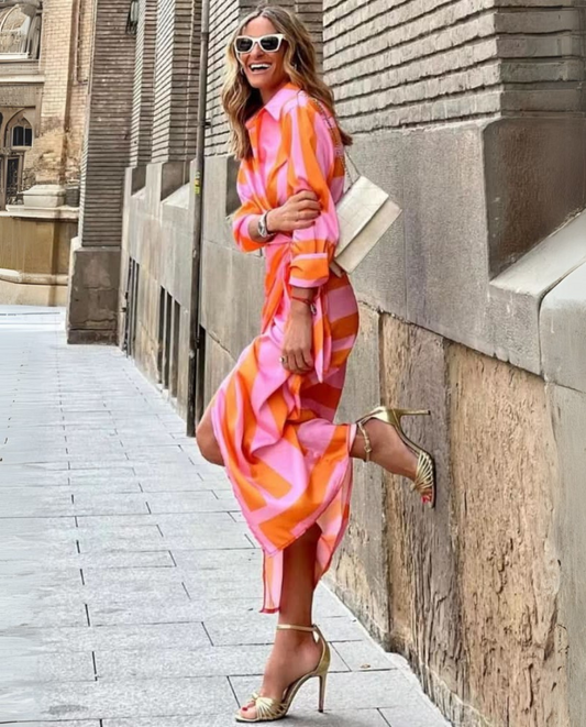 Emily | Printed Wrap Dress