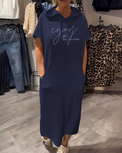 Saskia | Relaxed Fit Hoodie Dress