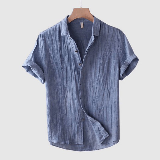 Sean | Short Sleeve Linen Shirt