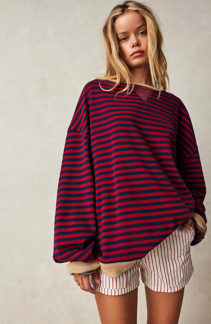 Tara | Striped Oversized Sweater