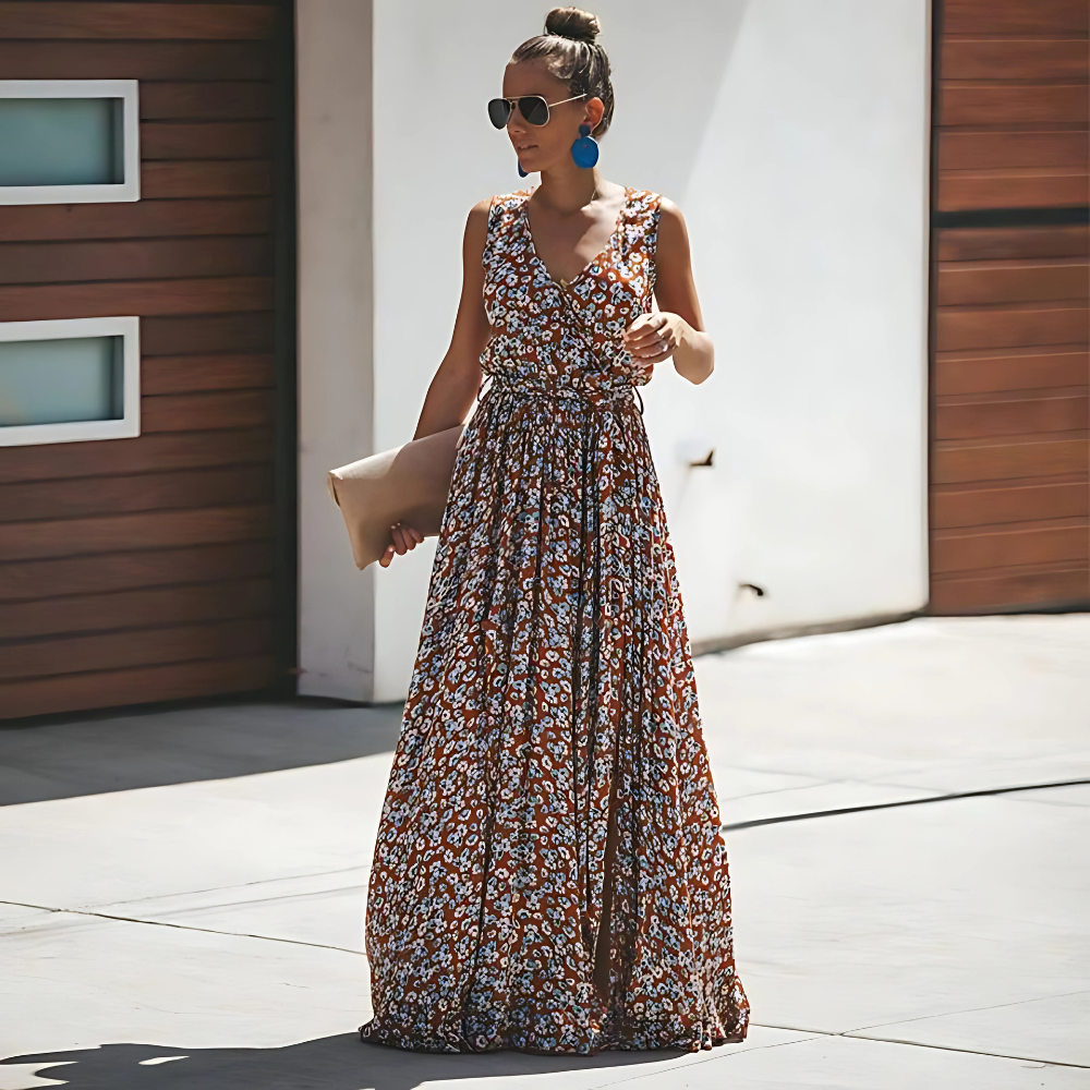 Lucy | Long Floral Dress