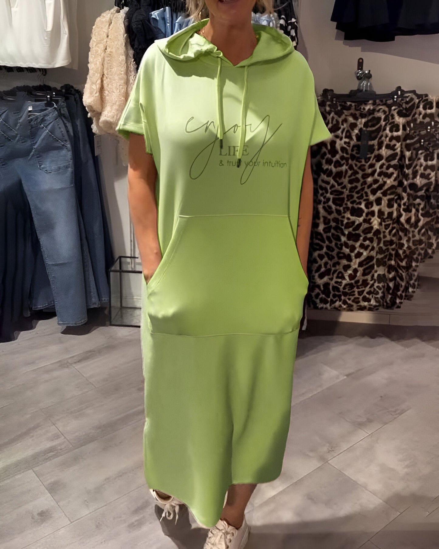 Saskia | Relaxed Fit Hoodie Dress