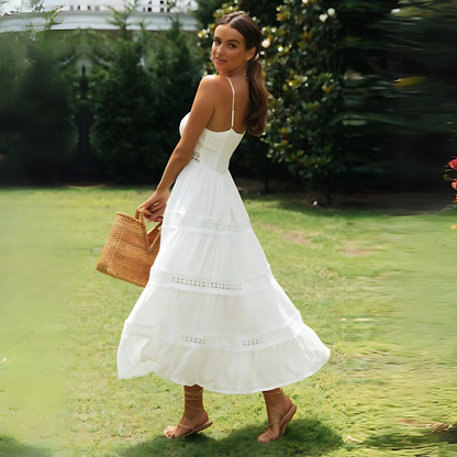 Helena | White Maxi Summer Dress