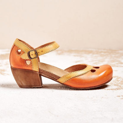 Selene | Orthopedic Sandals with Low Heel