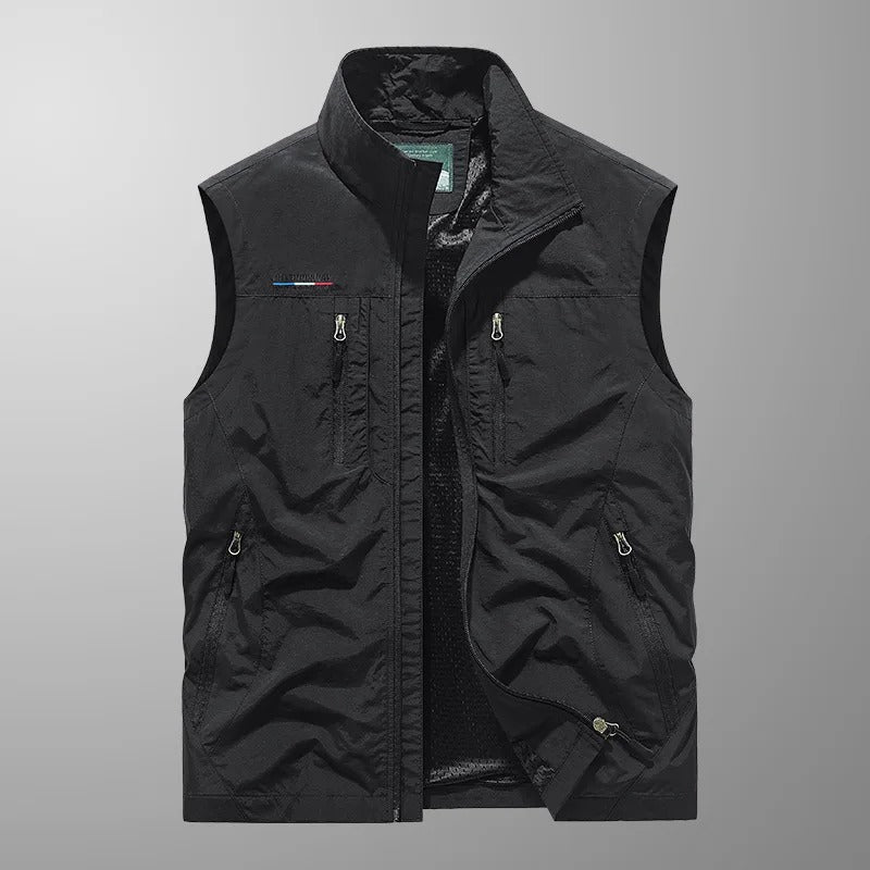 Vincent | Multi-Pocket Breathable Classic Cargo Gilet