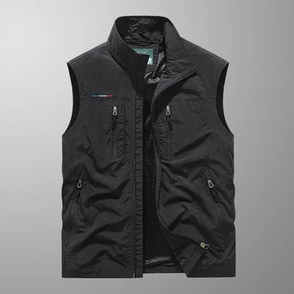 Vincent | Multi-Pocket Breathable Classic Cargo Gilet