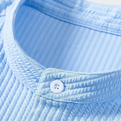 Cyrus | Men's Shirt with Stand-Up Collar