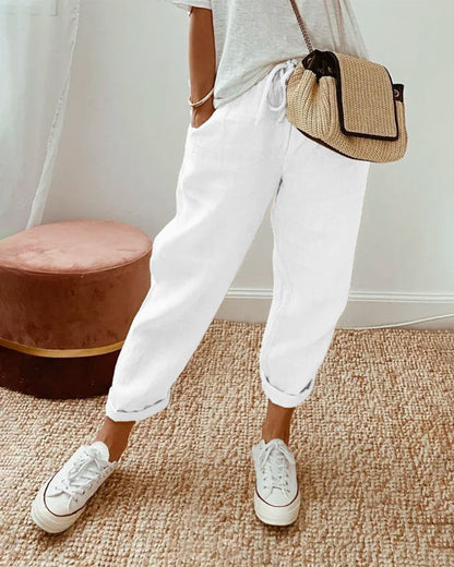 Luca | Lightweight Linen Trousers