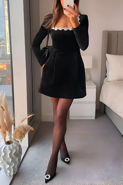 Hannah | Elegant Flair Dress