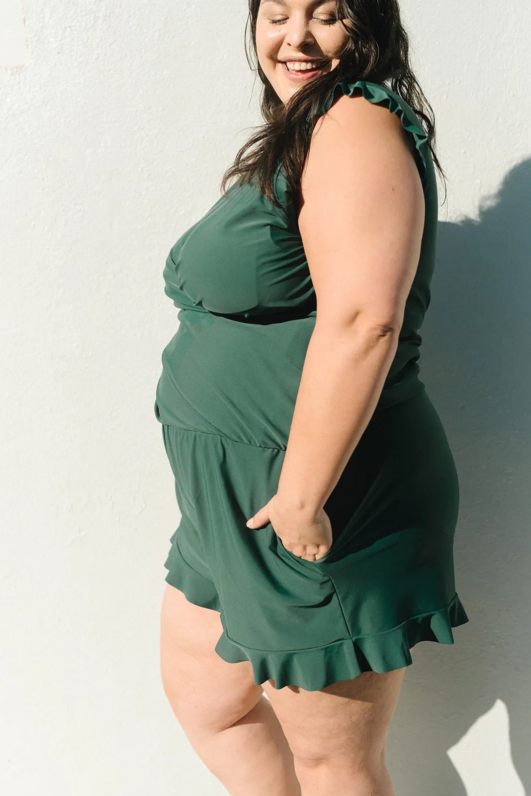 Siobhán | Ruffle Swimsuit with Bust Support