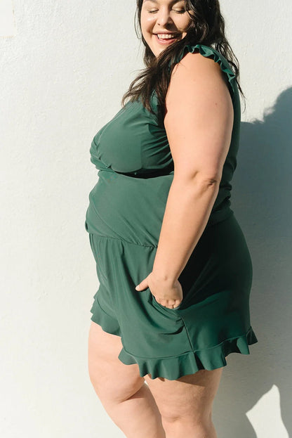 Siobhán | Ruffle Swimsuit with Bust Support