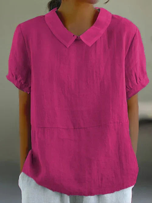 Maya | Relaxed Fit Collared Blouse
