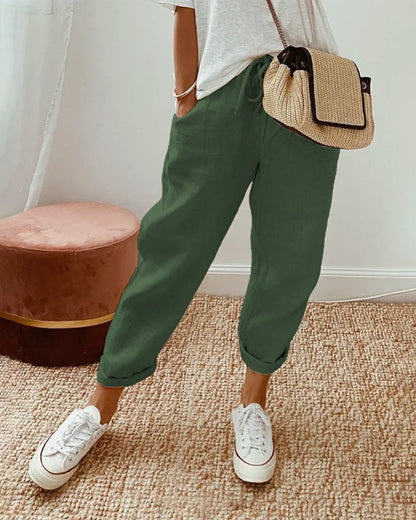 Luca | Lightweight Linen Trousers