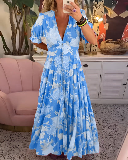 Carine | Effortless Floral Pocket Dress