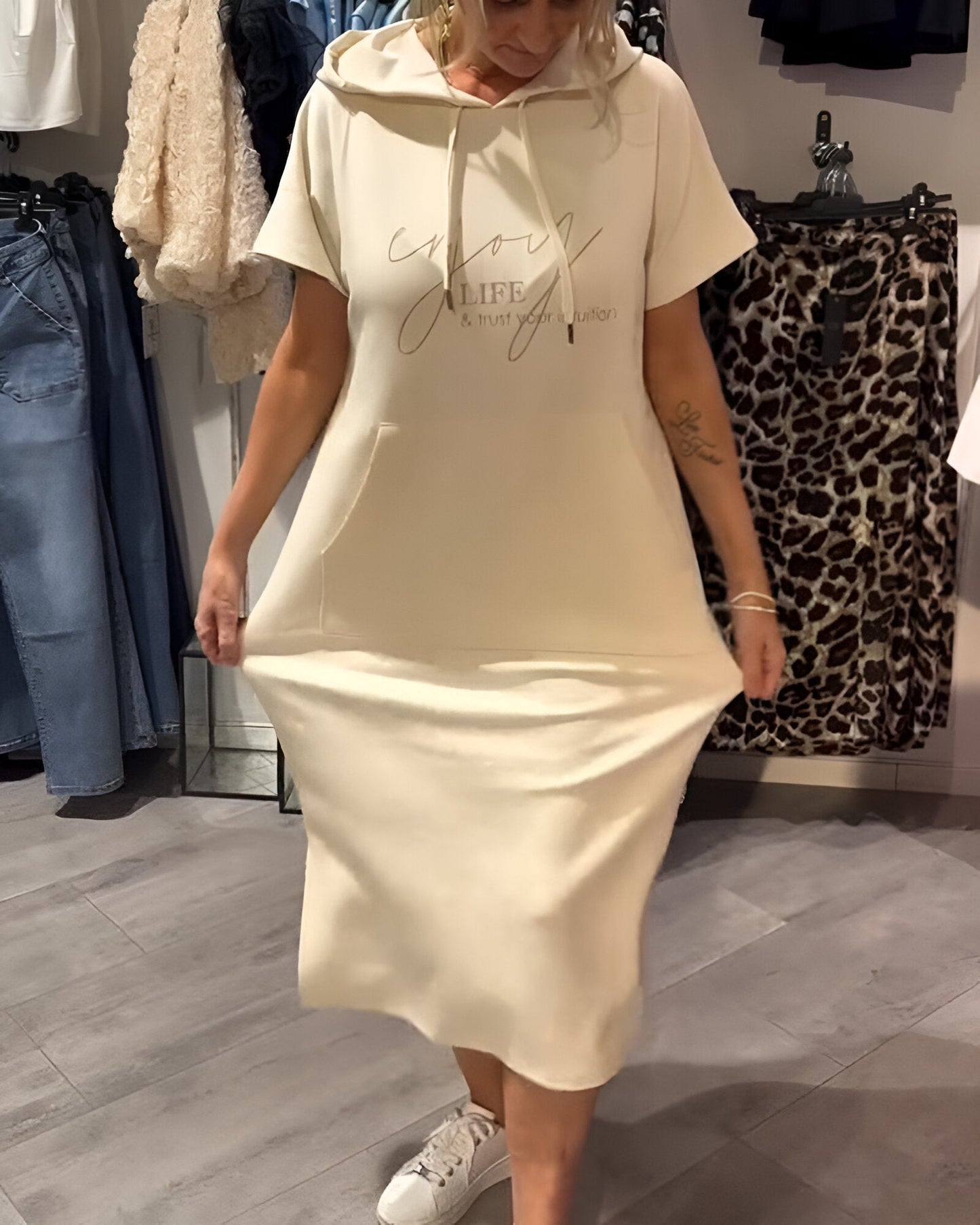 Saskia | Relaxed Fit Hoodie Dress