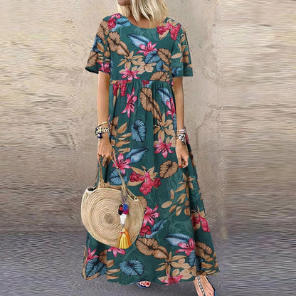 Riley | Vibrant Floral Maxi Dress
