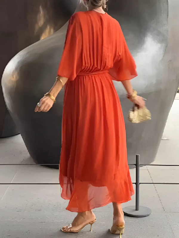 Lorna | Timeless Wrap Midi Dress