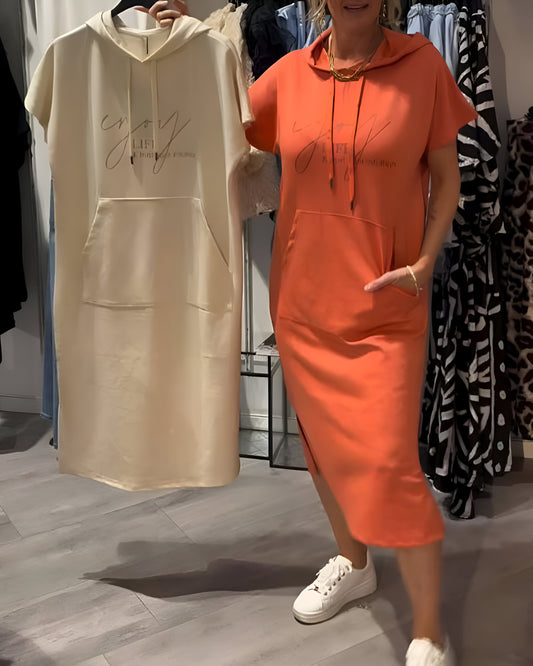 Saskia | Relaxed Fit Hoodie Dress