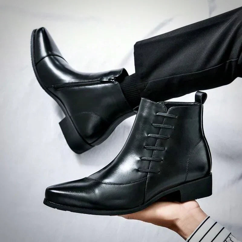 Cathal | Leather Boots