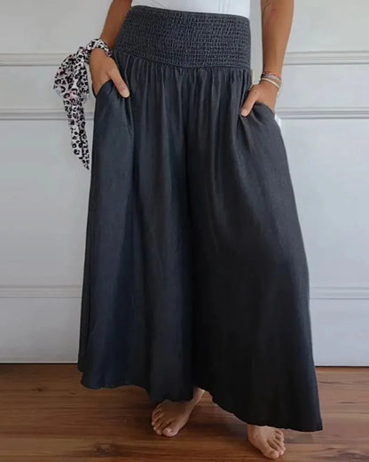 Sienna | High-Waisted Wide-Leg Trousers