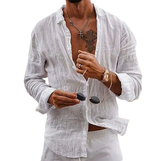 Callum | Coastal Breeze Men's Shirt