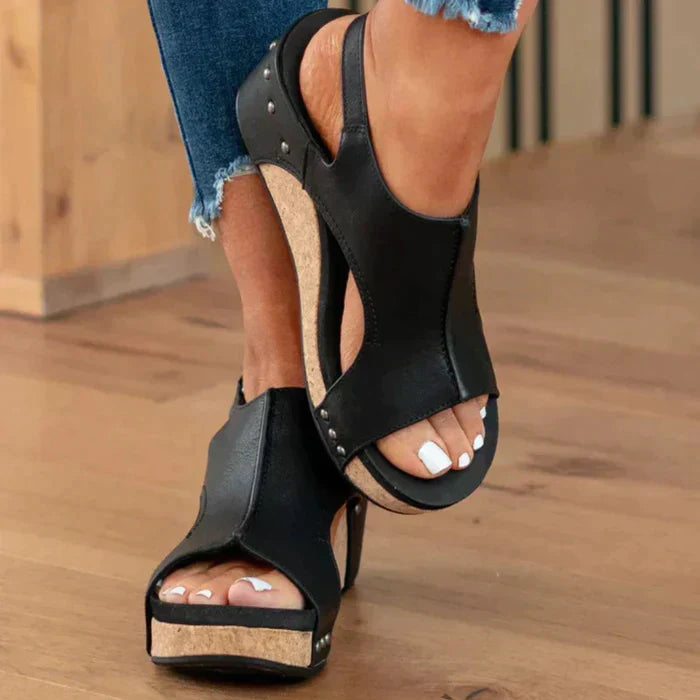 Estelle | Stylish and Comfortable Wedge Heel Sandals