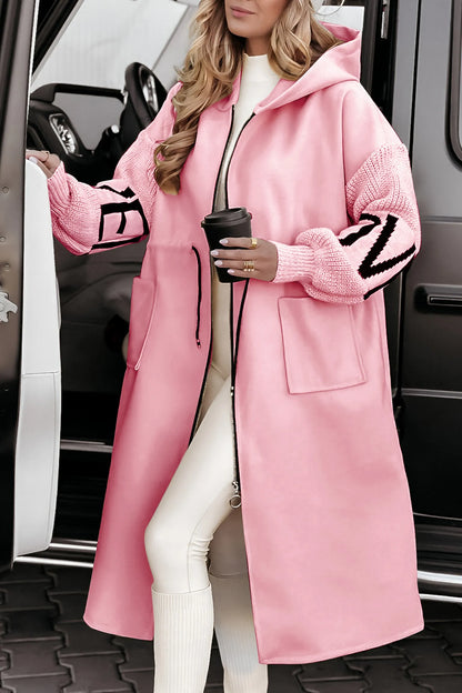 Cleo | Hooded Patchwork Casual Jacket