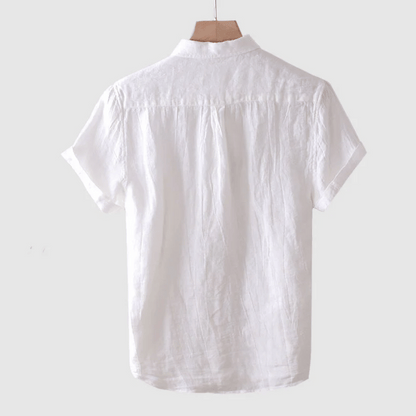 Sean | Short Sleeve Linen Shirt