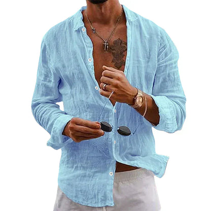 Callum | Coastal Breeze Men's Shirt