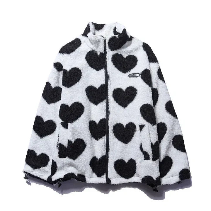 Briana | Reversible Heart Coat